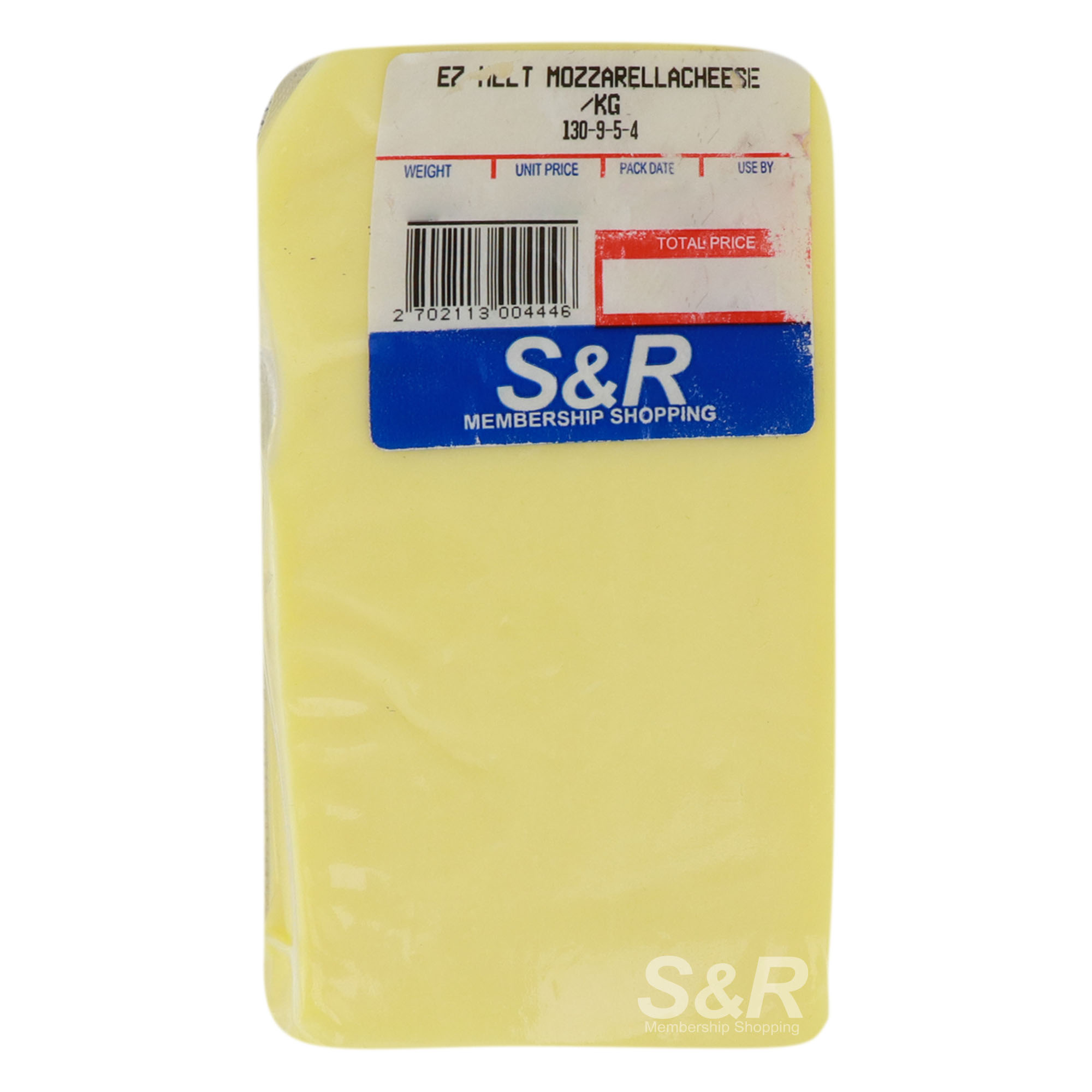 S&R EZ Melt Mozzarella Cheese approx. 2.5kg
